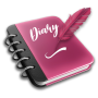 icon Diary, Journal app with lock (Diary, aplikasi jurnal dengan)
