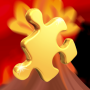 icon Volcano Puzzle(Puzzle from ash volcano
)