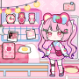icon YOYO Doll School life Dress up (Boneka YOYO Menyusui Kehidupan sekolah Berdandan)