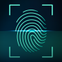 icon Fingerprint Lock Screen (Layar Kunci Sidik Jari)
