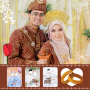 icon Couple Hijab Wedding Dress()