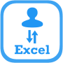 icon Import Export Contacts Excel(Impor Kontak Ekspor Excel)