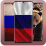 icon Russia Flag wallpaper(Bendera Rusia wallpaper
)