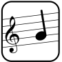 icon Notate(Tulis lembaran musik)