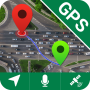 icon GPS Navigation Map Route Finder App(Peta Navigasi GPS Rute Temukan)