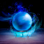 icon Crystal Ball(Bola Kristal Obor LED Super Terang : Prediksi saya
)