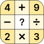 icon Crossmath - Math Puzzle Games (Crossmath - Permainan Puzzle Matematika)