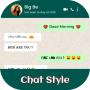 icon Chat Style(Gaya Obrolan Font untuk Whatsapp
)