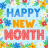 icon Happy new month(Selamat bulan kutipan
) 2