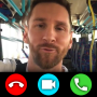 icon Videollamada y chat Leo Messi(Panggilan Video Leo Messi Spanish)