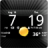 icon Smoked Glass Digital Weather Clock Widget(Widget Jam Kaca Asap) 4.5.0