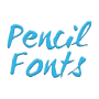 icon Pencil Fonts(Pencil Fonts Message Maker)