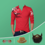 icon Man T-shirt Photo Suit (Setelan Kaos Pria Kaos)