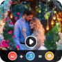 icon Heart Photo Effect Video Maker with Music(Pembuat Video Efek Foto Hati dengan Musik
)